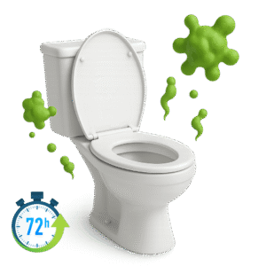 1. Odors gone within 48–72 hours