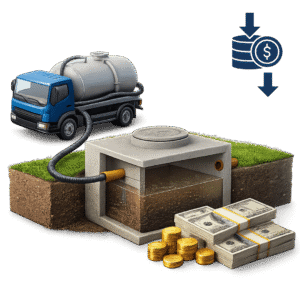 4. Fewer Pump-Outs and Lower Maintenance Costs;