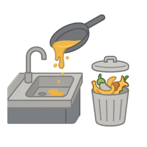 Remove Grease and Food Waste Properly