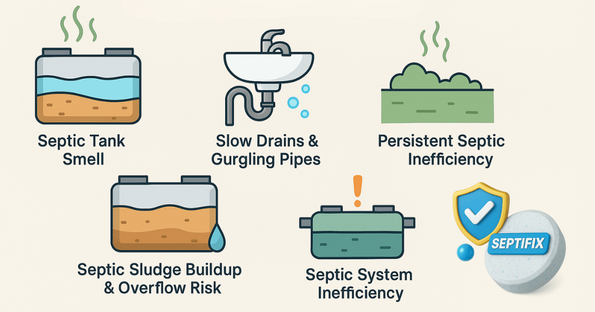 Common Septic Tank Problems SEPTIFIX Can Solve
