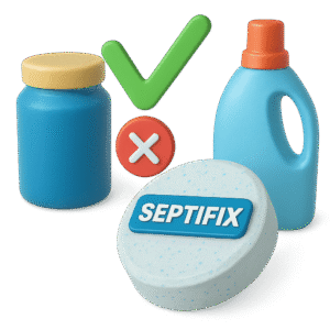 Detailed Comparison Chart - SEPTIFIX vs Traditional Septic Treatments